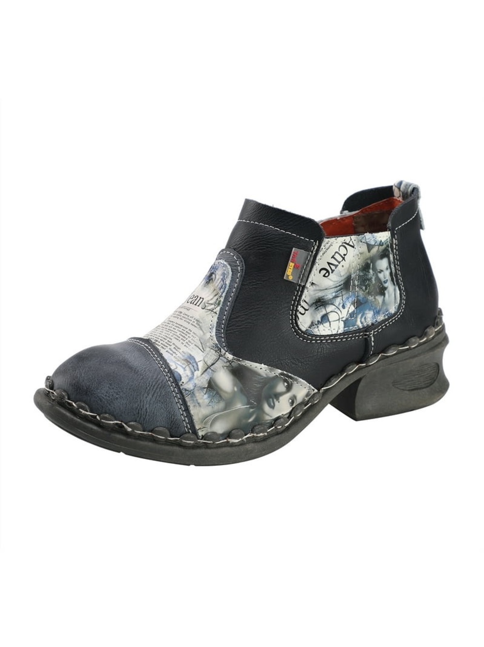 TMA EYES Women's Leather Ankle Boots Soft Sole Casual Shoes size 38 US 7.5